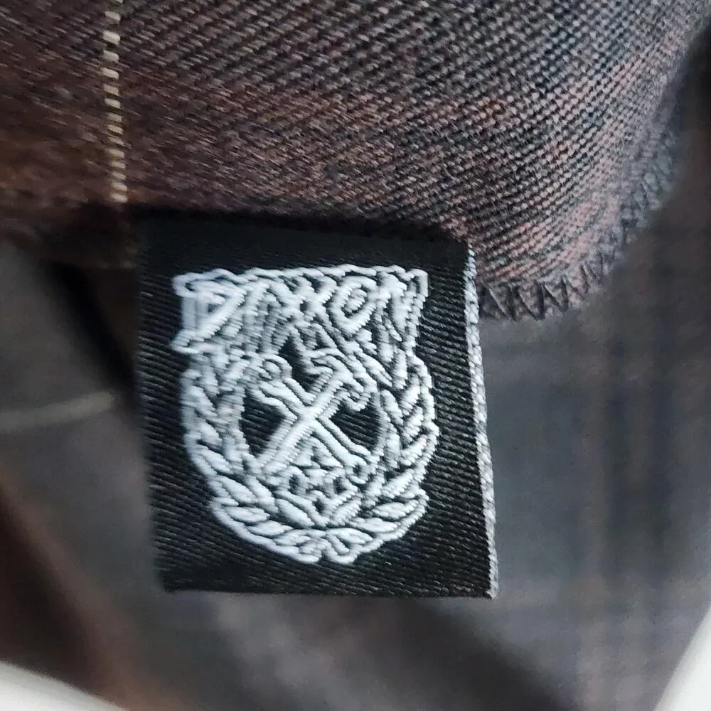 Dixxon Flannel Company Shirt Mens XL Brown Black The Traveler Plaid Button Front - Picture 6 of 10